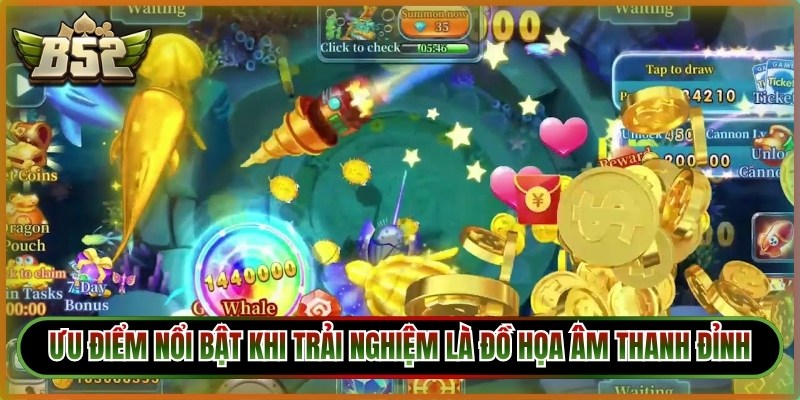Ưu điểm nổi bật khi trải nghiệm app B52 là đồ họa âm thanh đỉnh