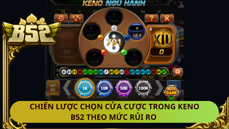Chien Luoc Chon Cua Cuoc Trong Keno B52 Theo Muc Rui Ro